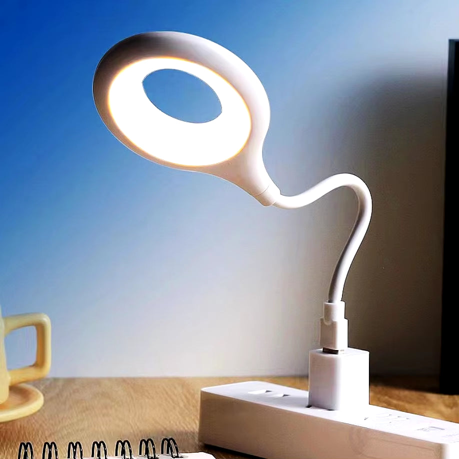 USB Table Lights Night Light Dormitory Bedside Book Lamp Eye Protection Student Study Reading Portable Direct Plug Night Light